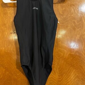 WATKO Women's WaterPolo Black Swim Suit